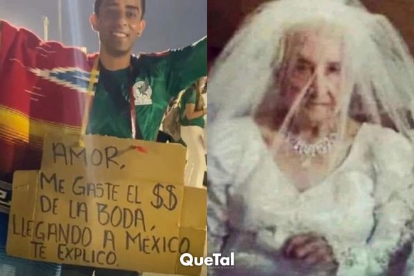 Aficionado mexicano se gasta los ahorros de su boda para ir al Mundial de Qatar
